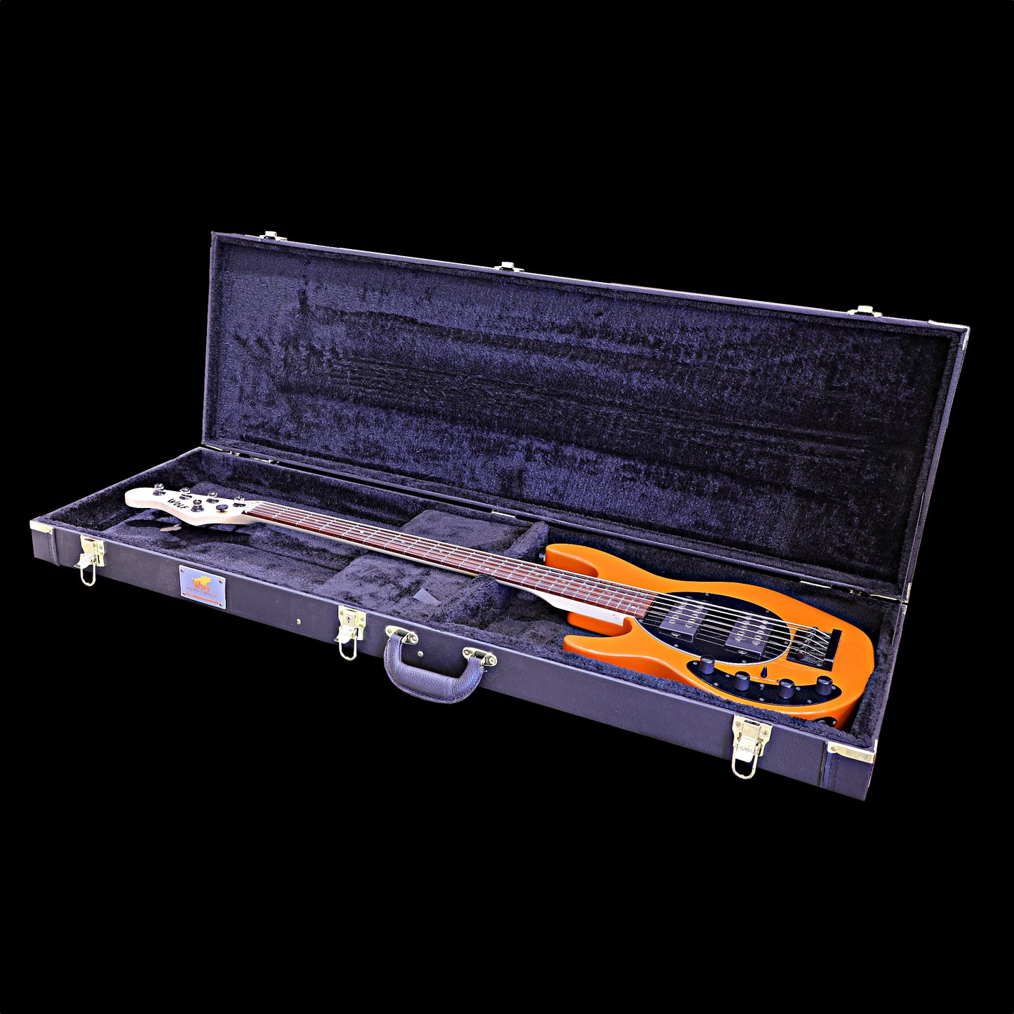 Moonray-5 Orange Left or Right Hand With Hard Case and Pro-Luthier Set Up