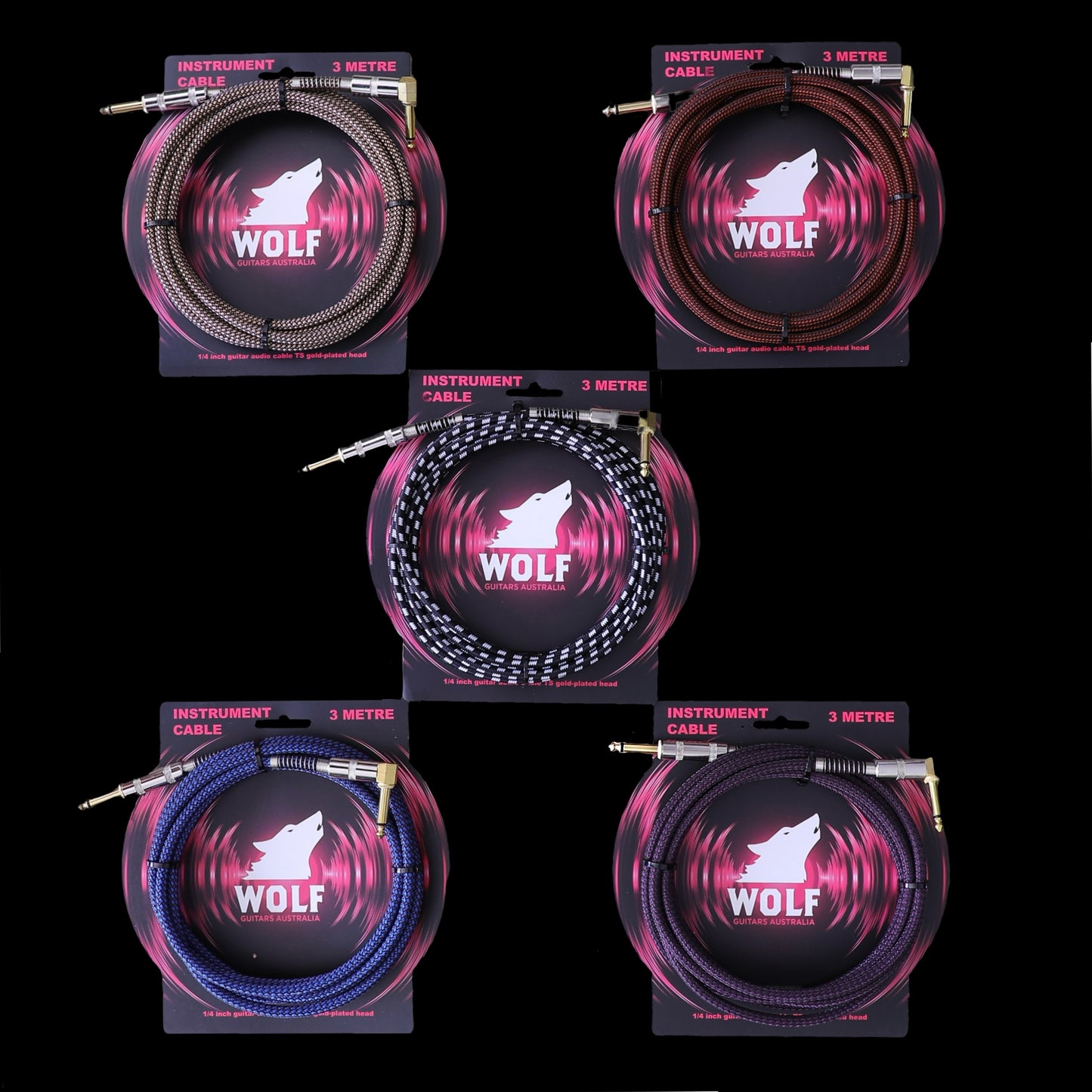 Tuxedo 3 Tone Sunburst With Wolf Hard Case