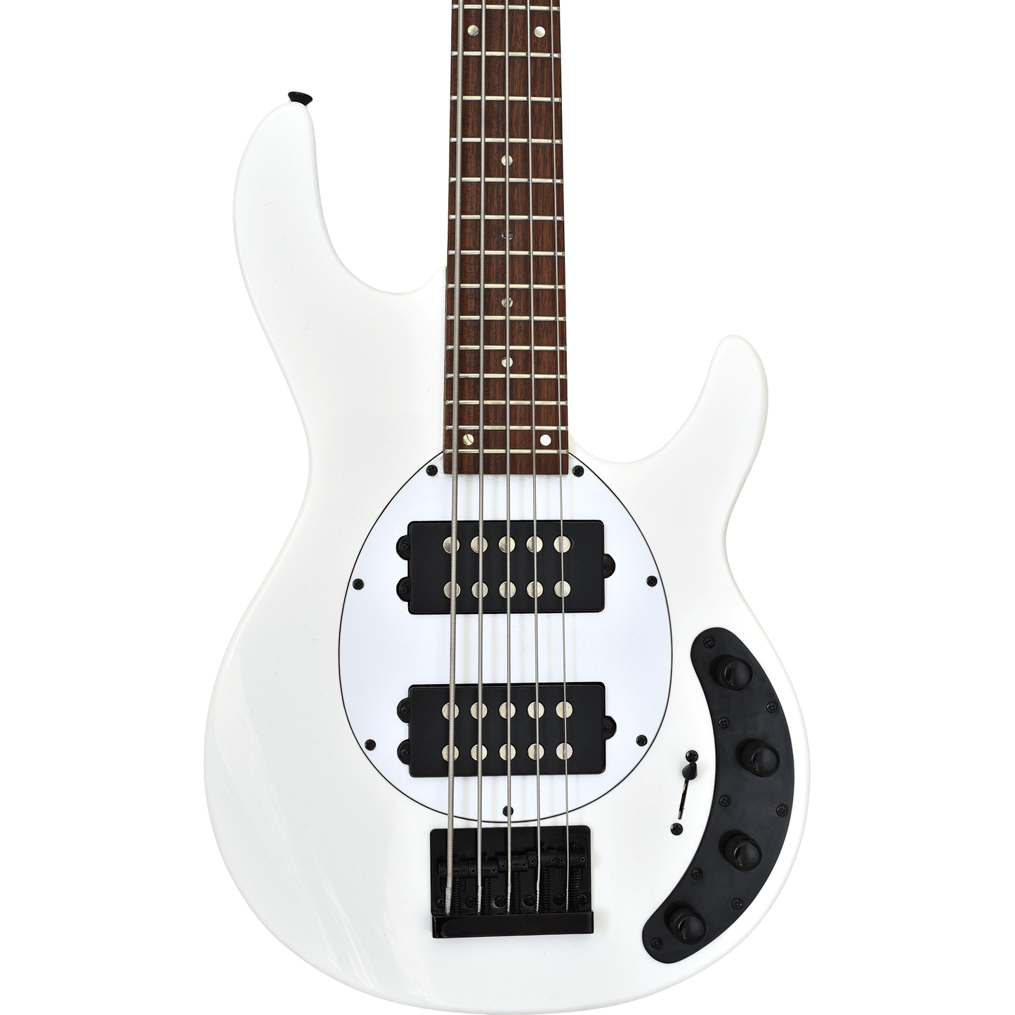 Moonray-5 Arctic White Left or Right Hand With Wolf Hard Case and Pro-Luthier Set Up