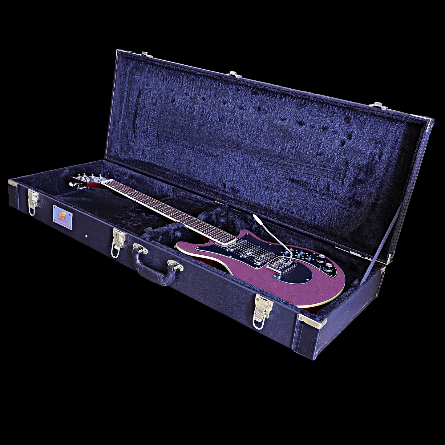 Monarch PURPLE REIGN With Wolf Hard Case and Pro-Luthier Set Up