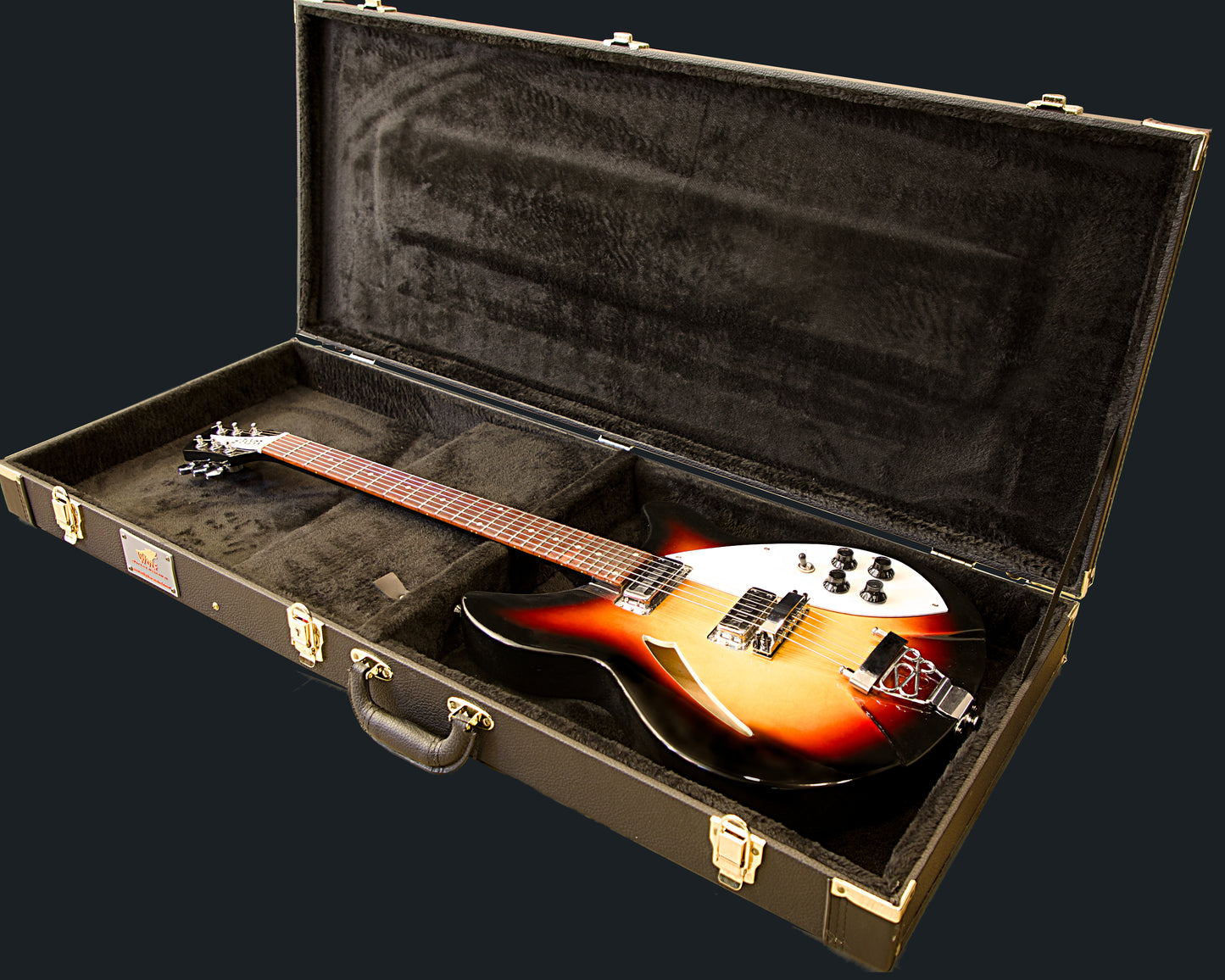 Tuxedo Series II 3 Tone Sunburst With Wolf Hard Case