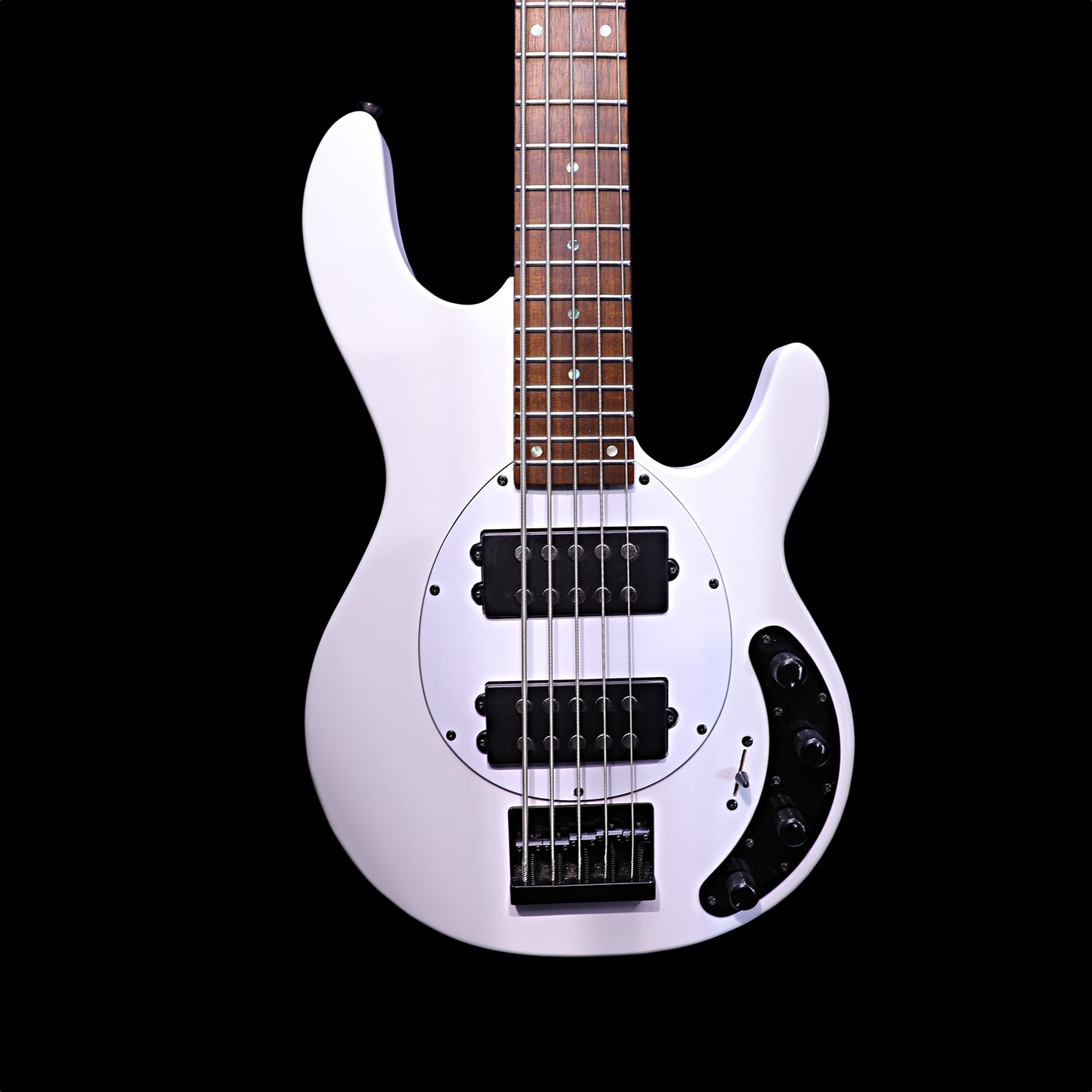 Moonray-5 Arctic White Left or Right Hand With Wolf Hard Case and Pro-Luthier Set Up