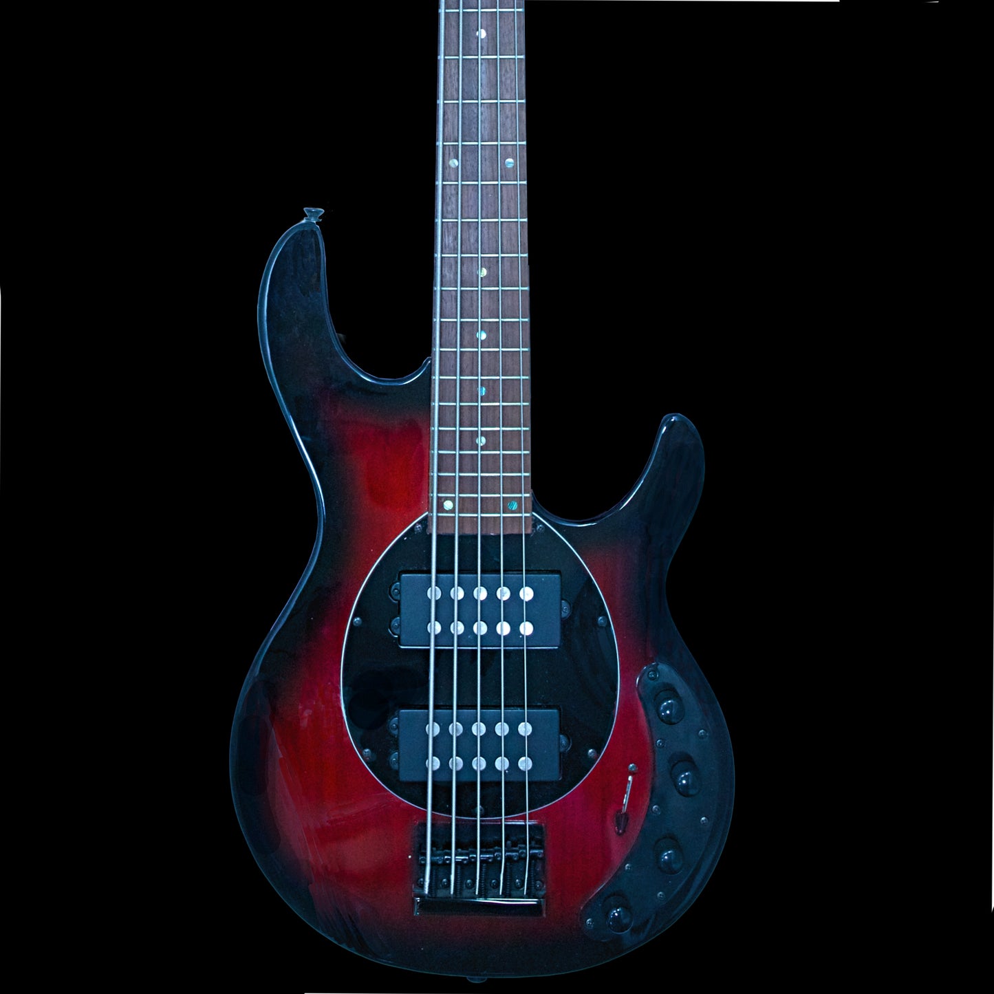 Moonray-5 Red Burst Left or Right Hand With Wolf Hard Case and Pro-Luthier Set Up