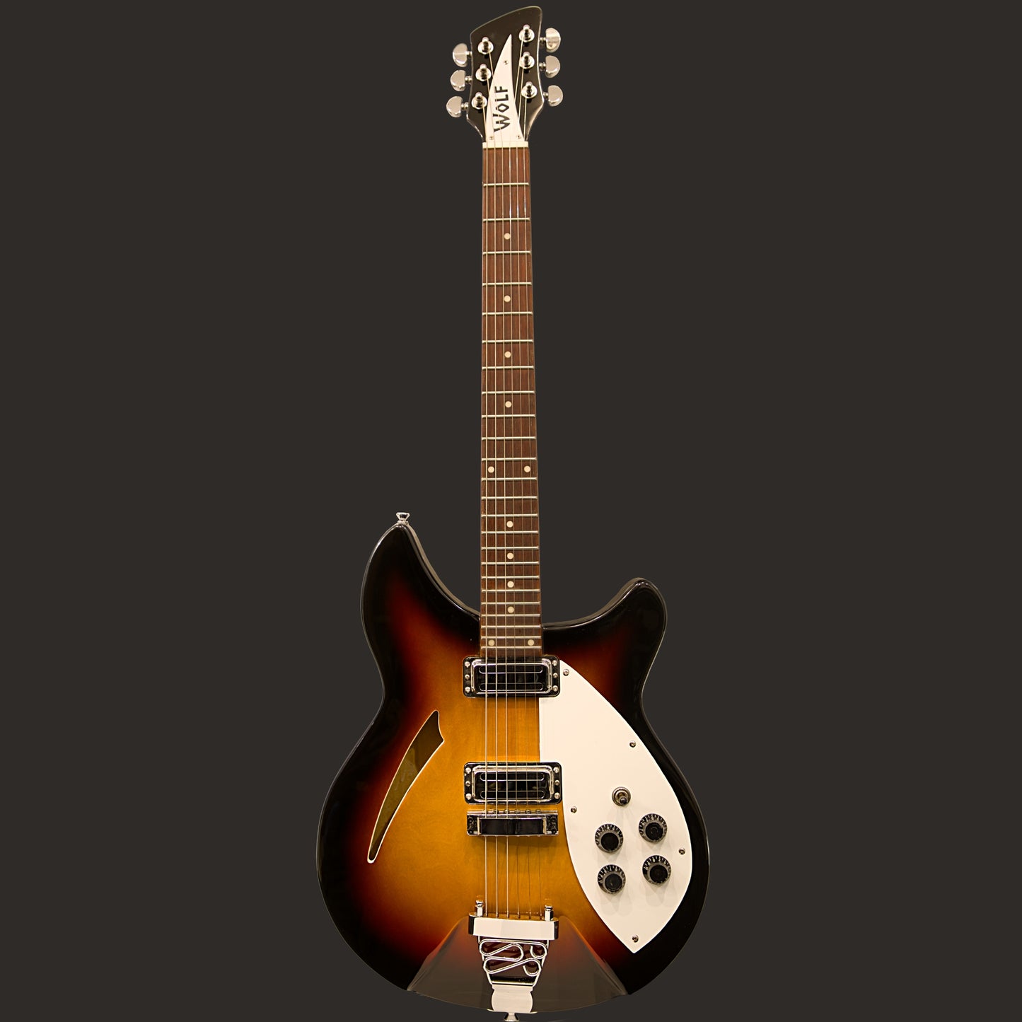 Tuxedo Series II 3 Tone Sunburst With Wolf Hard Case