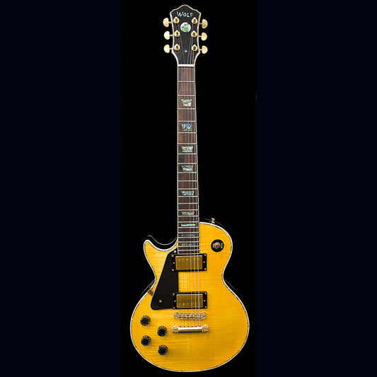 Howler Amber Burst Left Hand With Wolf Hard Case and Pro-Luthier Set Up