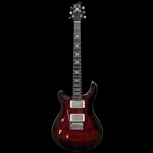 Supernatural Red Burst Left Hand With Wolf Hard Case