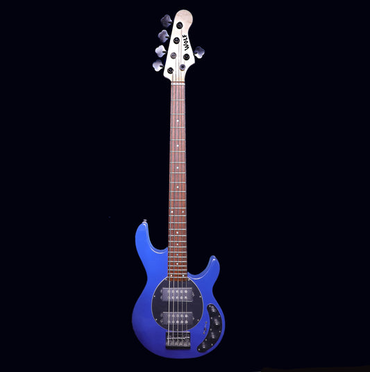 Moonray-5 Blue Left or Right Hand With Wolf Hard Case and Pro-Luthier Set Up