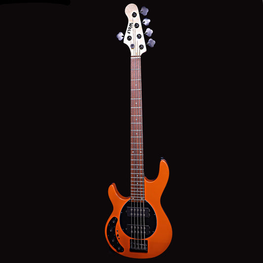 Moonray-5 Orange Left or Right Hand With Hard Case and Pro-Luthier Set Up