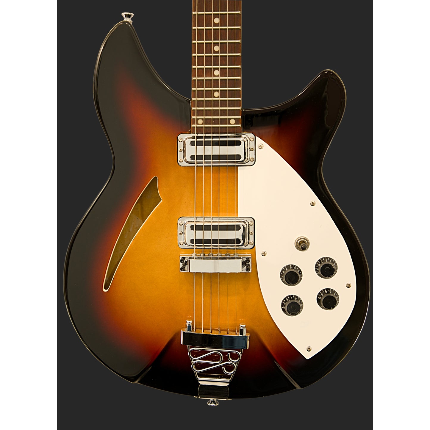 Tuxedo Series II 3 Tone Sunburst With Wolf Hard Case