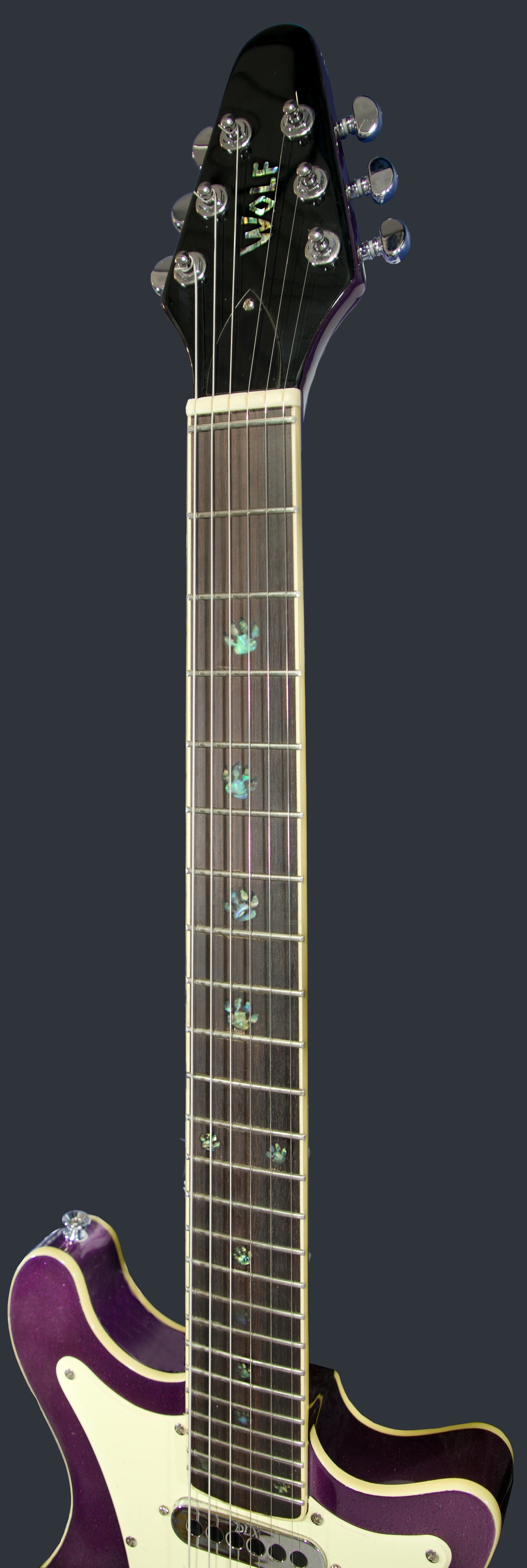 Monarch PURPLE REIGN With Wolf Hard Case and Pro-Luthier Set Up