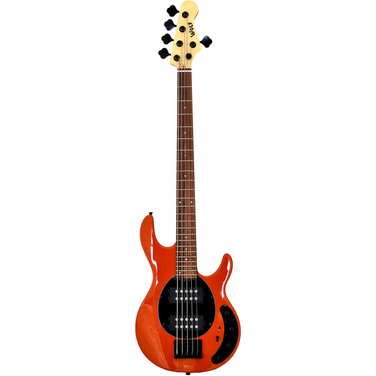 Moonray-5 Orange Left or Right Hand With Hard Case and Pro-Luthier Set Up